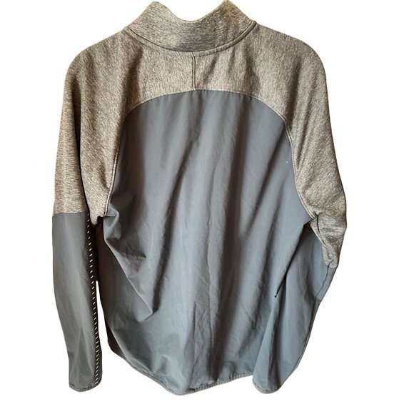 Under‎ Armour Mens ColdGear 1/4 Zip Pullover Size M Gray w/ Orange Lion - Picture 4 of 5